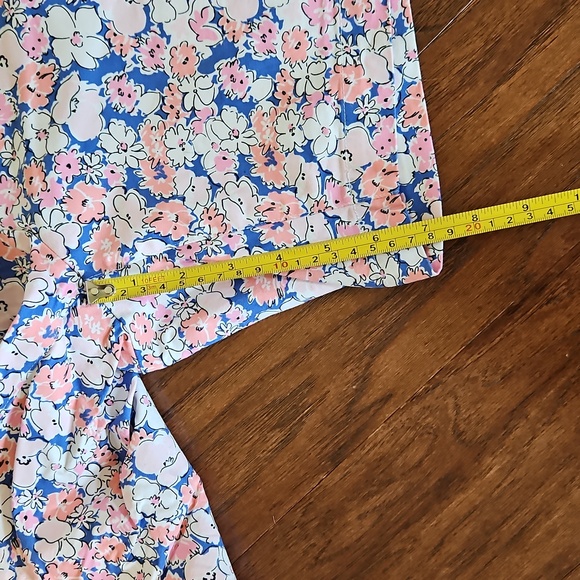 Talbots Blue and Pink Floral Shorts Size 8 - Picture 3 of 8